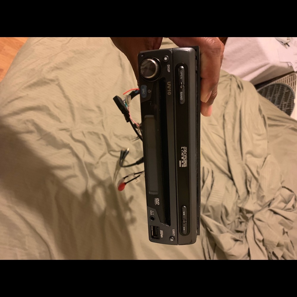 Pop out DVD player MP3, WMA player